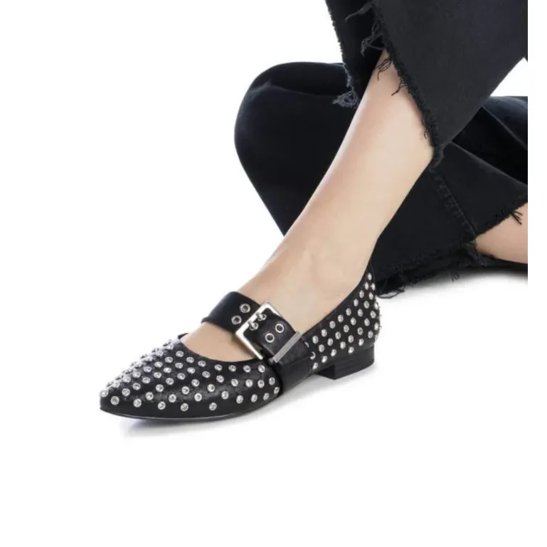 XTI Womens Shoe 144264 Black Lined Inside breathable socks