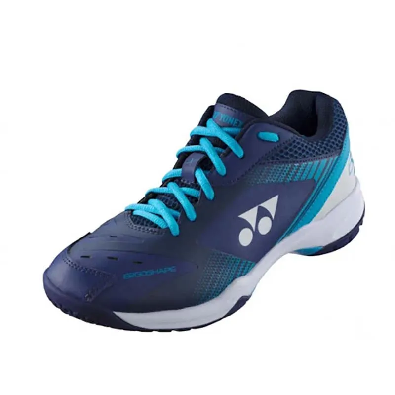 Yonex Power Cushion 65 X3 Women's Indoor Court Shoe (Navy Blue) Ankle Collar Padding