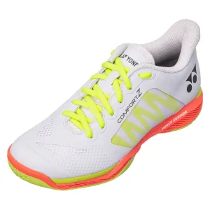 Dry Comfort Yonex Power Cushion Comfort Z3 Women's Indoor Court Shoe (White)
