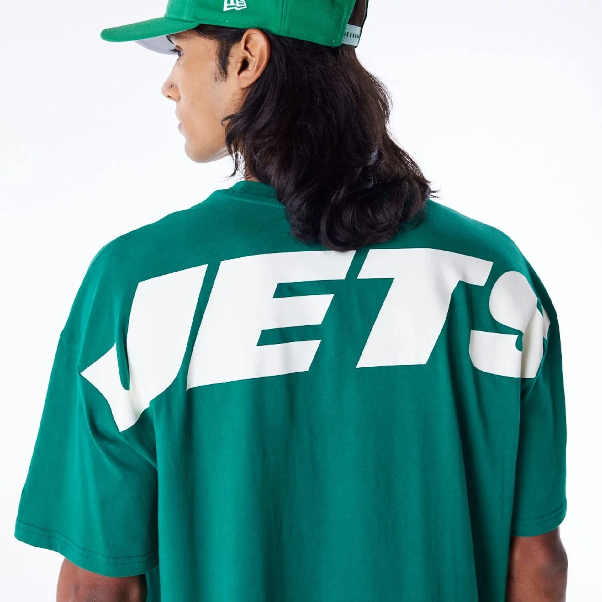 New York Jets NFL Drop Shoulder Green Drop Shoulder T-Shirt comfortable top Chic Vibes